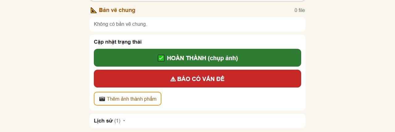 Cập nhật trạng thái